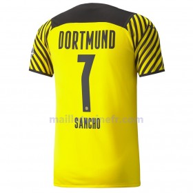 Maillot de Foot BVB Borussia Dortmund Jadon Sancho 7 Domicile 2021-22